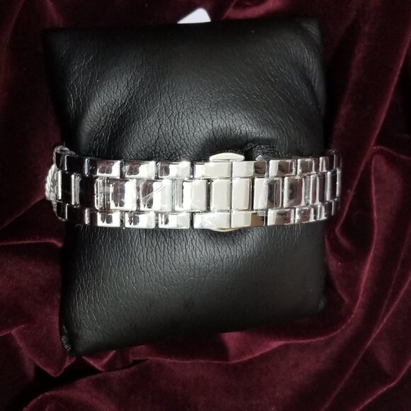 18K White GOld CZ Diamond Leopard BLING Watch! main image 7